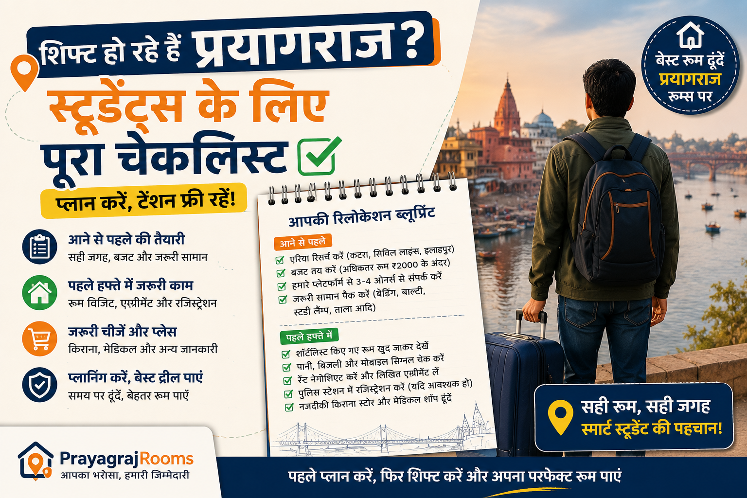 Shifting to Prayagraj? Complete Relocation Checklist for Students