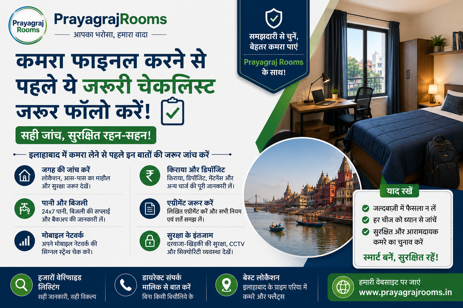 The Ultimate Checklist Before Finalizing a Room Rent in Allahabad